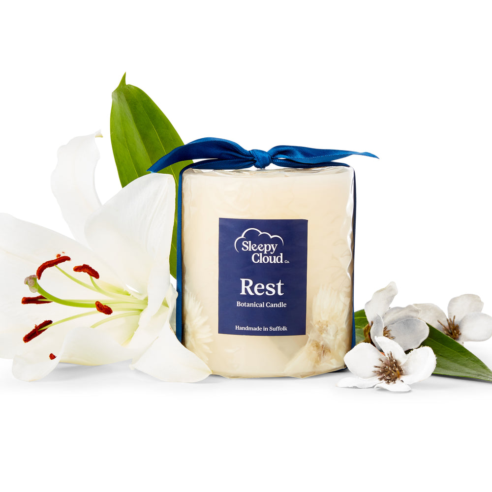 Rest Small Lily & Jasmine Botanical Candle